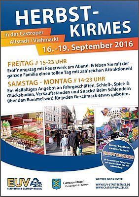 CASTROPER HERBSTKIRMES / 16.-19.09.2016