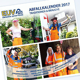 TEILWEISE FEHLHEFTUNG BEIM ABFALLKALENDER 2017