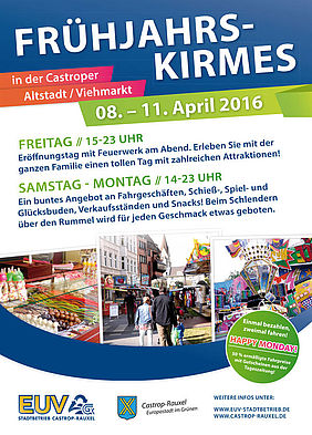 FRÜHJAHRSKIRMES - CASTROPER ALTSTADT / 08.4. - 11.4.2016