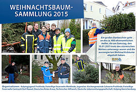 WEIHNACHTSBAUM-SAMMELAKTION / SPENDENINFOS