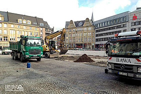 MARKTPLATZ – VORBEREITUNGSARBEITEN SCHNELLER FERTIG ALS GEPLANT!