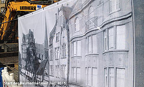 DIE NEUEN BAUSTELLENBANNER AM MARKTPLATZ