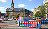 DIE NEUEN BAUSTELLENBANNER AM MARKTPLATZ